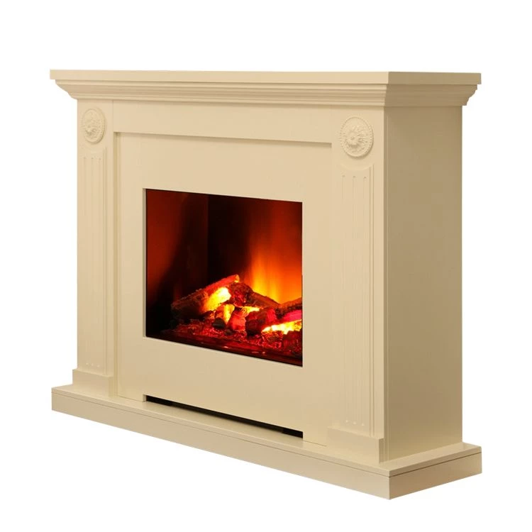 Montreux Cheminée électrique Ferla - Blanc crème 3 Montreux Cheminée électrique Ferla - Blanc crème