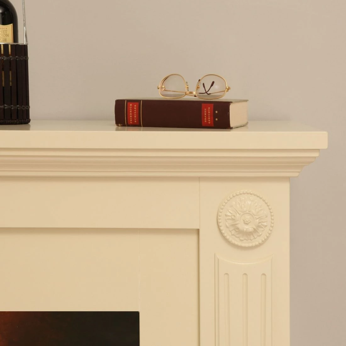 Montreux Cheminée électrique Ferla - Blanc crème 8 Montreux Cheminée électrique Ferla - Blanc crème – Image 6