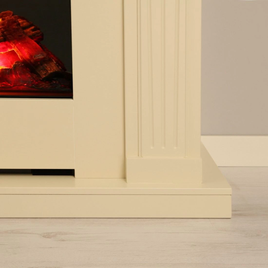 Montreux Cheminée électrique Ferla - Blanc crème 11 Montreux Cheminée électrique Ferla - Blanc crème – Image 9