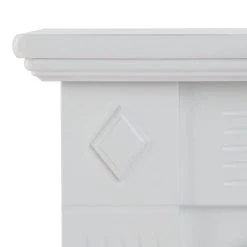 Montreux Cheminée Götte - Vernis blanc brillant -Meubles de salon Soldes elektrokamin goette brillantweiss lackiert 1923310