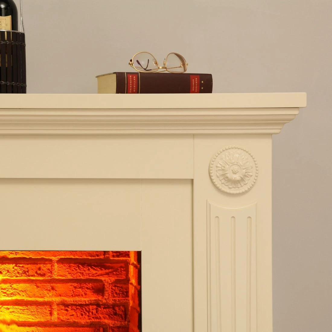 Montreux Cheminée électrique Sommatino - Blanc crème 8 Montreux Cheminée électrique Sommatino - Blanc crème – Image 6