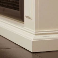 Montreux Cheminée électrique Wales - Blanc crème - Verni -Meubles de salon Soldes elektrokamin wales cremeweiss lackiert 1923730