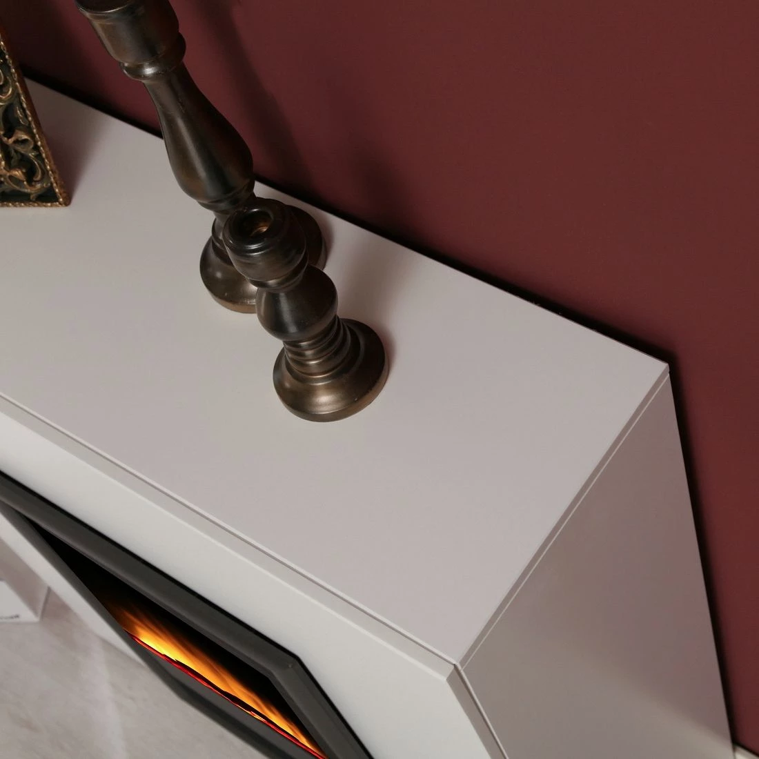 Montreux Cheminée électrique Wolsin - Blanc brillant 12 Montreux Cheminée électrique Wolsin - Blanc brillant – Image 10