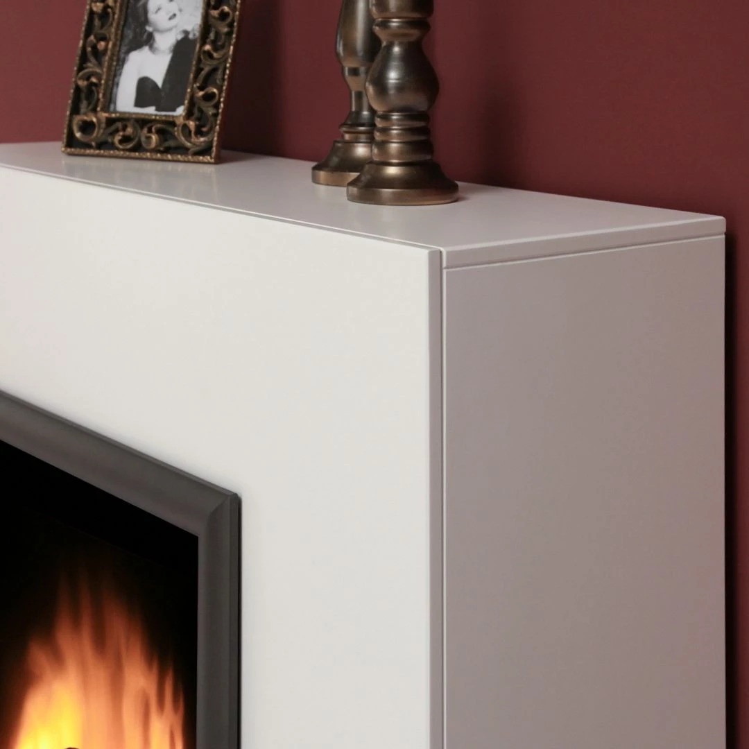 Montreux Cheminée électrique Wolsin - Blanc brillant 10 Montreux Cheminée électrique Wolsin - Blanc brillant – Image 8