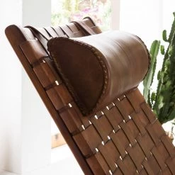 Eva Padberg Collection Fauteuil Bourbourg II - Marron vintage -Meubles de salon Soldes esszimmerstuhl pilliga echtleder teak massiv 4702612