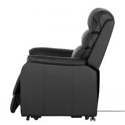 Modoform Fauteuil TV Charly - Imitation cuir - Noir -Meubles de salon Soldes fernsehsessel charly mit aufstehfunktion kunstleder schwarz 3203773