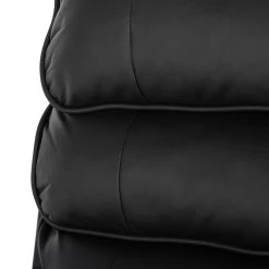 Modoform Fauteuil TV Charly - Imitation cuir - Noir -Meubles de salon Soldes fernsehsessel charly mit aufstehfunktion kunstleder schwarz 3203789