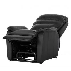 Modoform Fauteuil TV Charly - Imitation cuir - Noir -Meubles de salon Soldes fernsehsessel charly mit aufstehfunktion kunstleder schwarz 3203809