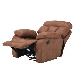 Modoform Fauteuil TV (fonction relaxation) - Microfibre - Marron clair 9 Modoform Fauteuil TV (fonction relaxation) - Microfibre - Marron clair -Meubles de salon Soldes fernsehsessel hankey mit relaxfunktion microfaser hellbraun 3861136