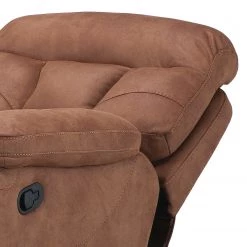 Modoform Fauteuil TV (fonction relaxation) - Microfibre - Marron clair 13 Modoform Fauteuil TV (fonction relaxation) - Microfibre - Marron clair -Meubles de salon Soldes fernsehsessel hankey mit relaxfunktion microfaser hellbraun 3861152
