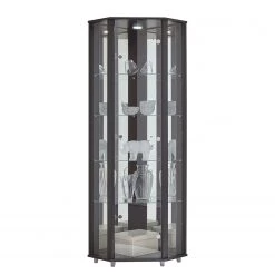 Fredriks Vitrine d'angle Amalia I - Éclairage inclus - Imitation hêtre - Noir 11 Fredriks Vitrine d'angle Amalia I - Éclairage inclus - Imitation hêtre - Noir -Meubles de salon Soldes fif vitrinen led 18 05 2017 4921788