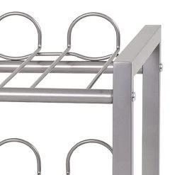 Home Design Range-bouteilles Dundalk 1,5L II - Couleur aluminium -Meubles de salon Soldes flaschenstaender dundalk ii aluminium stahl 2710878