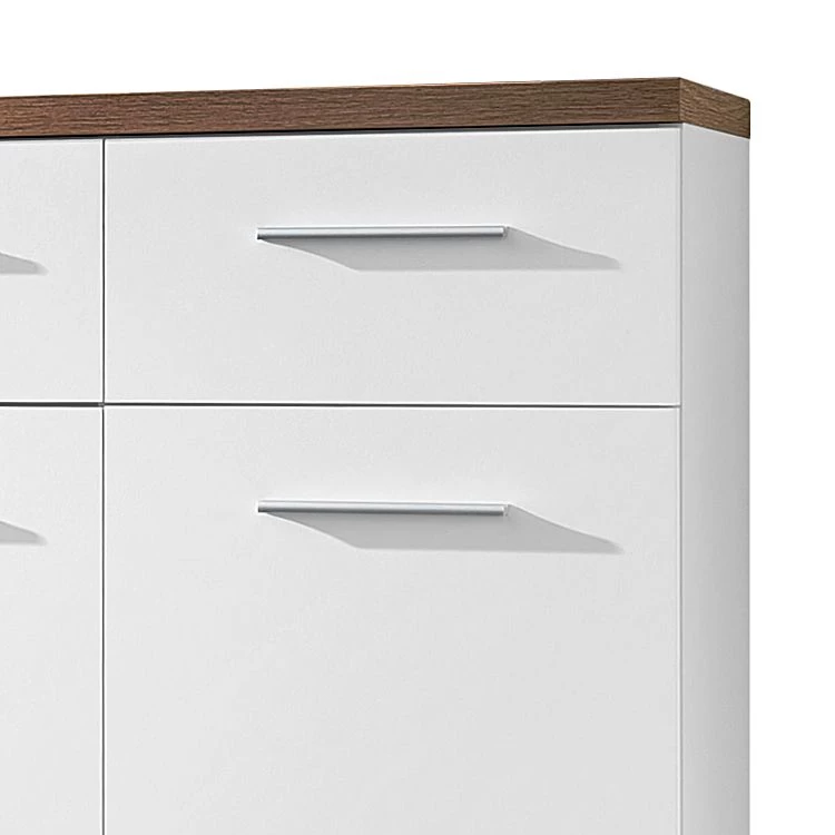 Germania Commode d'entrée Texture - Blanc / Imitation chêne de Sonoma 5 Germania Commode d'entrée Texture - Blanc / Imitation chêne de Sonoma – Image 3