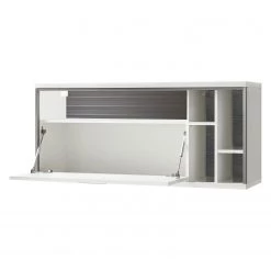 Loftscape Etagère suspendue Kushiro - Blanc brillant / Gris 10 Loftscape Etagère suspendue Kushiro - Blanc brillant / Gris -Meubles de salon Soldes haengeregal arco ii hochglanz weiss grau 4711436