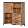 Ars manufacti Buffet haut Atelier - Partiellement en acacia massif 2 Ars manufacti Buffet haut Atelier - Partiellement en acacia massif -Meubles de salon Soldes highboard atelier akazie teilmassiv 1832882