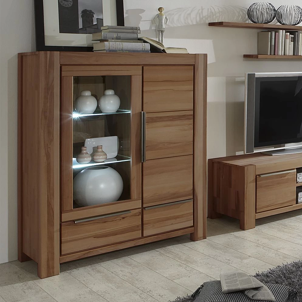 Ars Natura Buffet haut Pia I - Chêne sauvage massif huilé 4 Ars Natura Buffet haut Pia I - Chêne sauvage massif huilé – Image 2