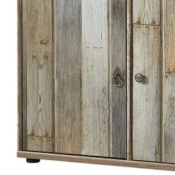 Red Living Armoire Tapara - Marron / Gris -Meubles de salon Soldes hochkommode tapara i braun grau 4383772