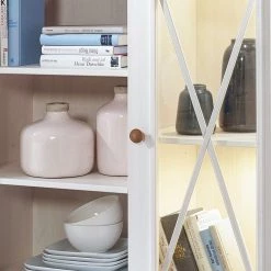 Maison Belfort Commode haute Ummanz II - Epicéa blanc -Meubles de salon Soldes hochkommode ummanz ii kiefer massiv kiefer weiss kiefer honig 5087152