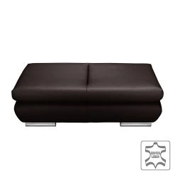 Fredriks Repose-pieds Masca - Cuir véritable mocca