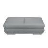 Fredriks Repose-pieds Masca - Imitation cuir gris 2 Fredriks Repose-pieds Masca - Imitation cuir gris -Meubles de salon Soldes hocker masca kunstleder grau 444698