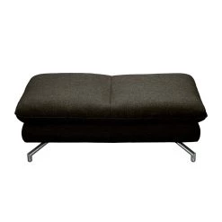 Loftscape Repose-pieds Sharon - Tissu marron-noir