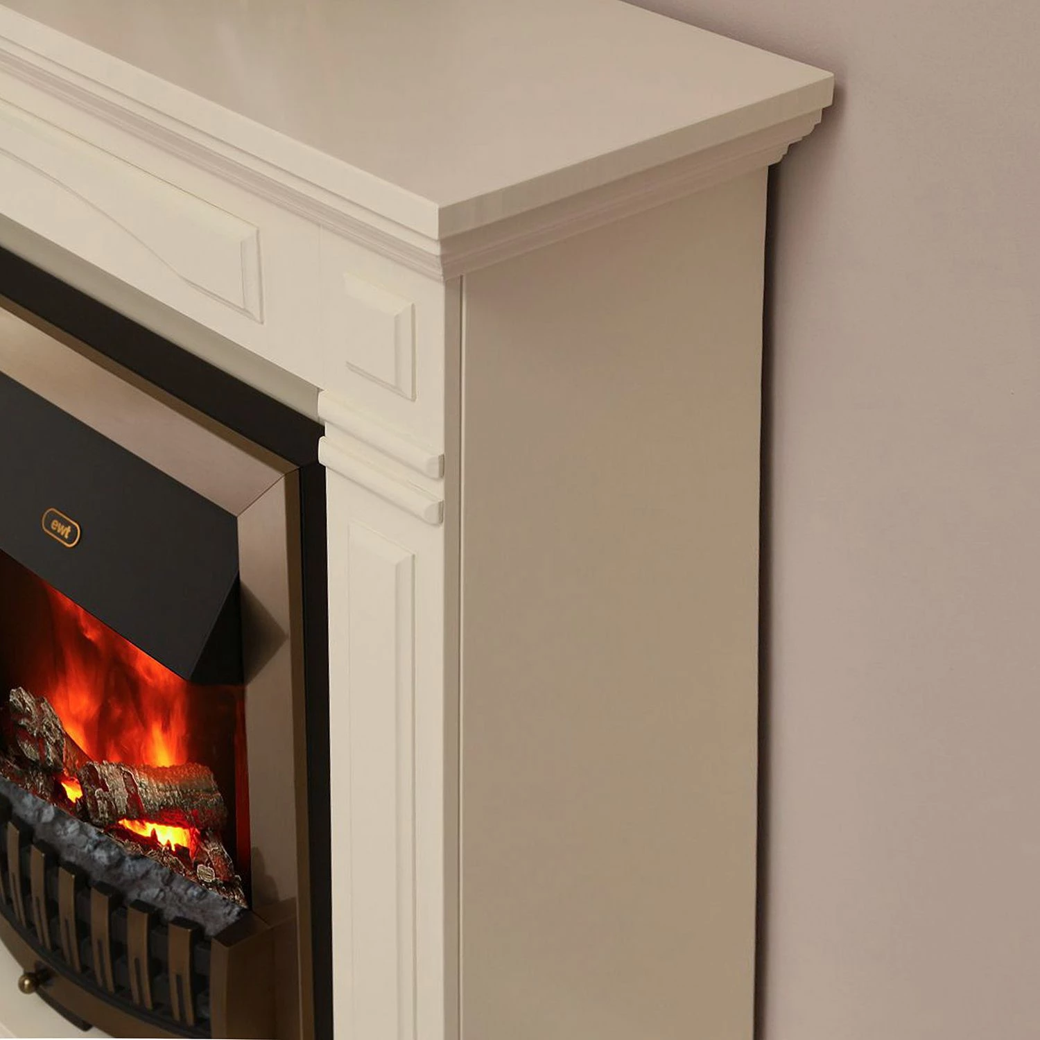Montreux Cheminée électrique Houston - Blanc crème 11 Montreux Cheminée électrique Houston - Blanc crème – Image 9