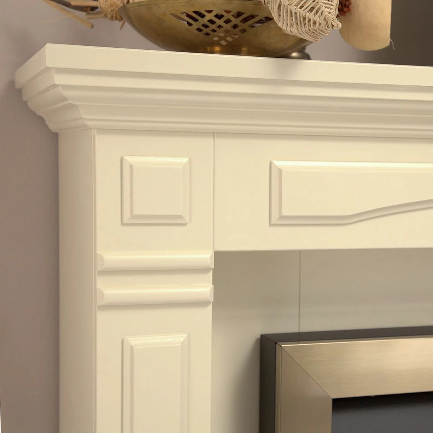 Montreux Cheminée électrique Houston - Blanc crème 10 Montreux Cheminée électrique Houston - Blanc crème – Image 8