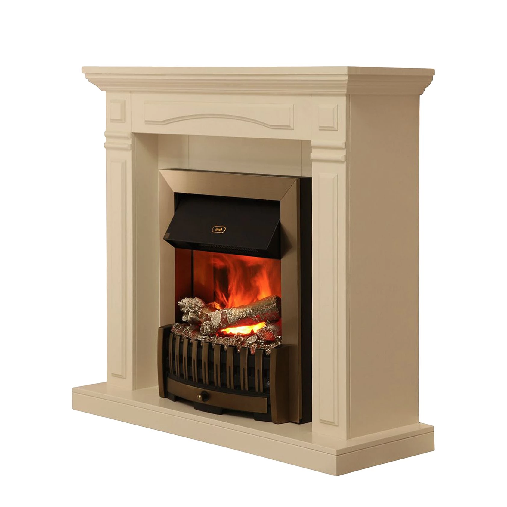 Montreux Cheminée électrique Houston - Blanc crème 3 Montreux Cheminée électrique Houston - Blanc crème