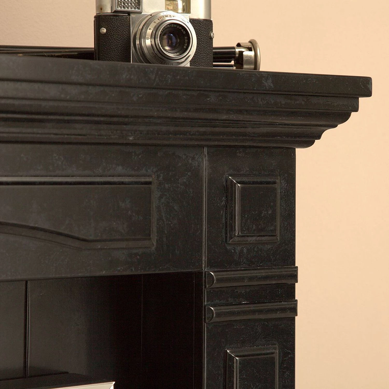 Montreux Cheminée électrique Houston - Noir / gris marbré 8 Montreux Cheminée électrique Houston - Noir / gris marbré – Image 6