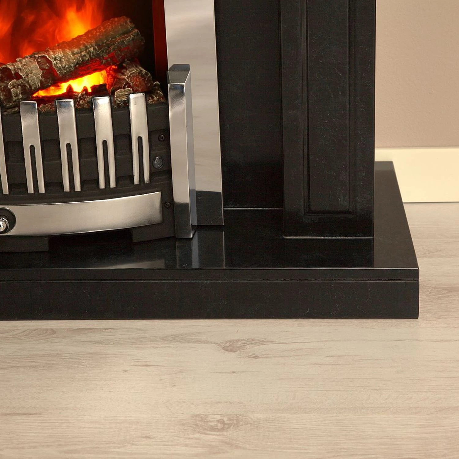 Montreux Cheminée électrique Houston - Noir / gris marbré 16 Montreux Cheminée électrique Houston - Noir / gris marbré – Image 14