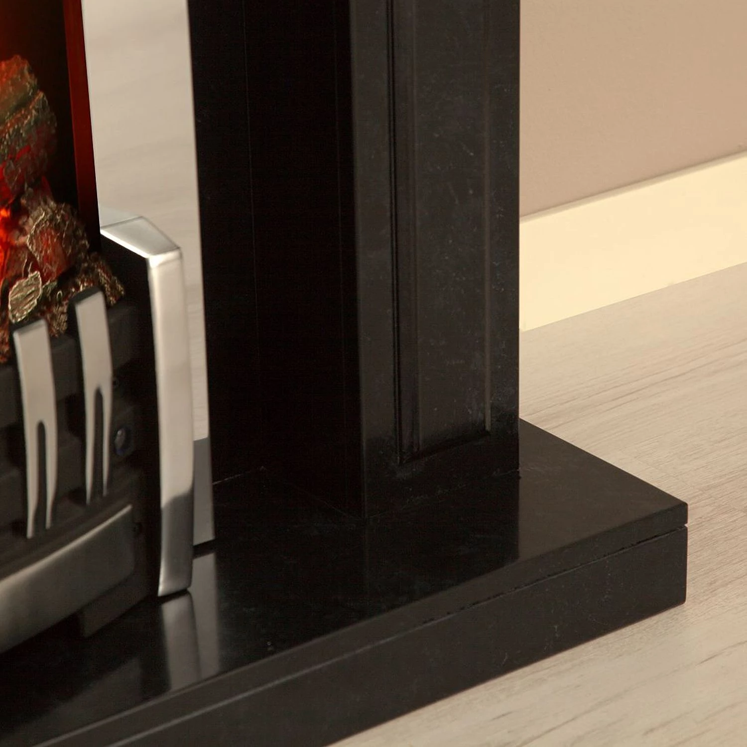 Montreux Cheminée électrique Houston - Noir / gris marbré 14 Montreux Cheminée électrique Houston - Noir / gris marbré – Image 12