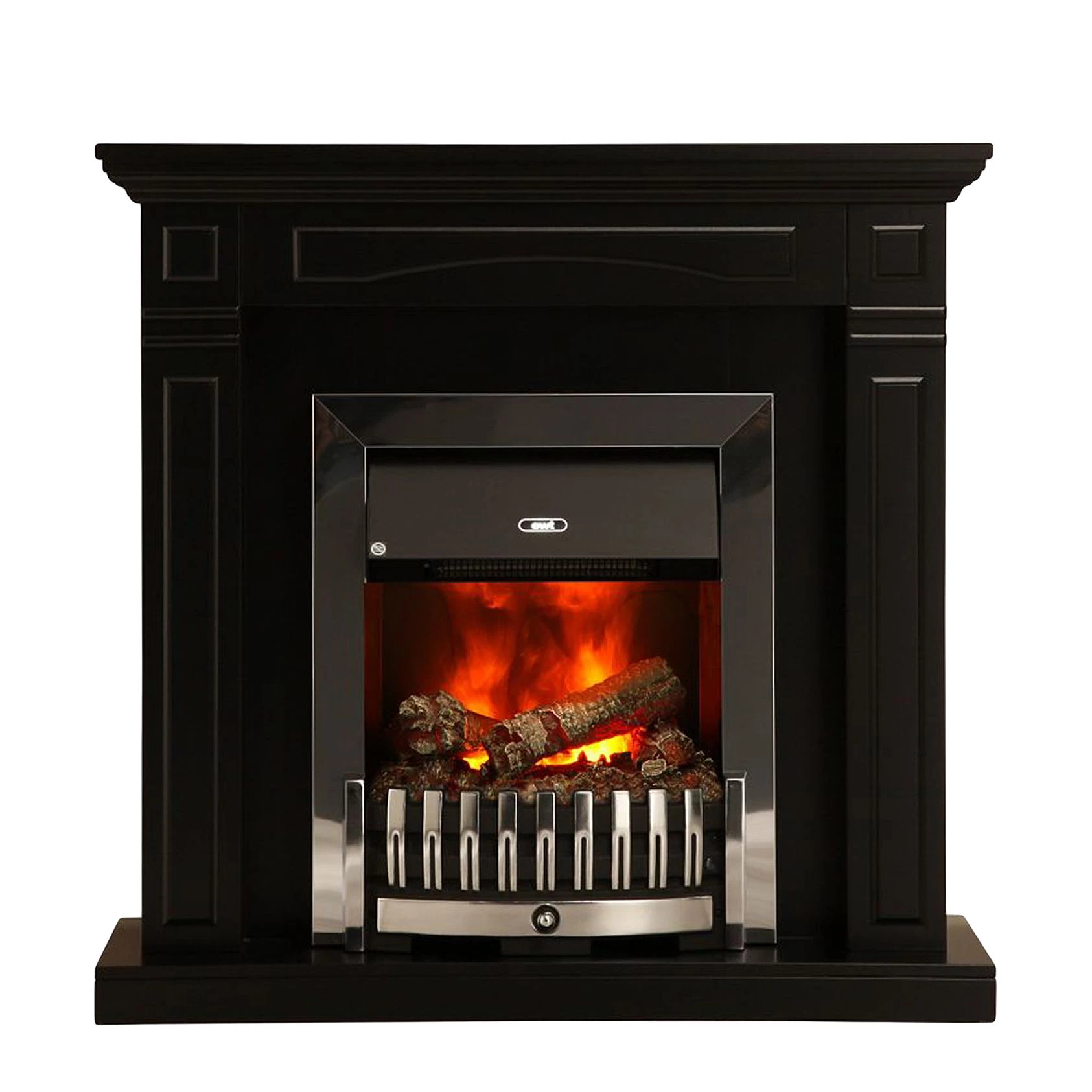 Montreux Cheminée électrique Houston - Noir satiné 5 Montreux Cheminée électrique Houston - Noir satiné – Image 3