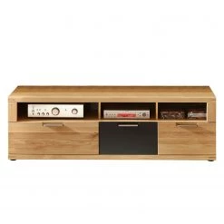 Naturoo Ensemble de meubles Macoun (4 éléments) - Avec éclairage - Partiellement en chêne sauvage massif -Meubles de salon Soldes innostyle wohnen 10 01 17 4491264