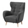 Mørteens Fauteuil à oreilles Croston Tissu - Gris -Meubles de salon Soldes julia grup polstermoebel 15 12 2016 4344188