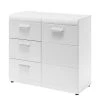 Germania Commode Adana - Blanc brillant 2 Germania Commode Adana - Blanc brillant -Meubles de salon Soldes kommode adana hochglanz weiss 5151916
