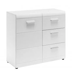 Germania Commode Adana - Blanc brillant -Meubles de salon Soldes kommode adana hochglanz weiss 5151932