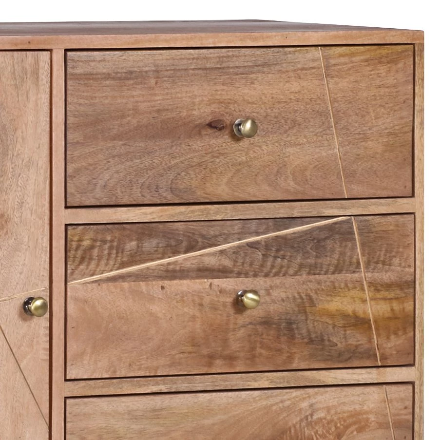 Ars manufacti Commode Argallo II - Manguier massif / Métal - Manguier / Doré 4 Ars manufacti Commode Argallo II - Manguier massif / Métal - Manguier / Doré – Image 2