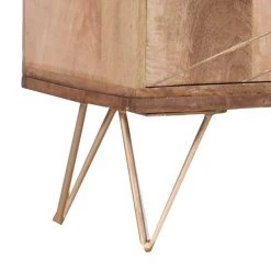 Ars manufacti Commode Argallo II - Manguier massif / Métal - Manguier / Doré 7 Ars manufacti Commode Argallo II - Manguier massif / Métal - Manguier / Doré -Meubles de salon Soldes kommode argallo ii mango massiv metall mango gold 4419580