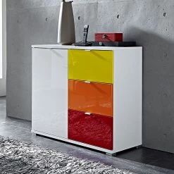 Germania Commode Colorado - Blanc 8 Germania Commode Colorado - Blanc -Meubles de salon Soldes kommode colorado weiss 1144898