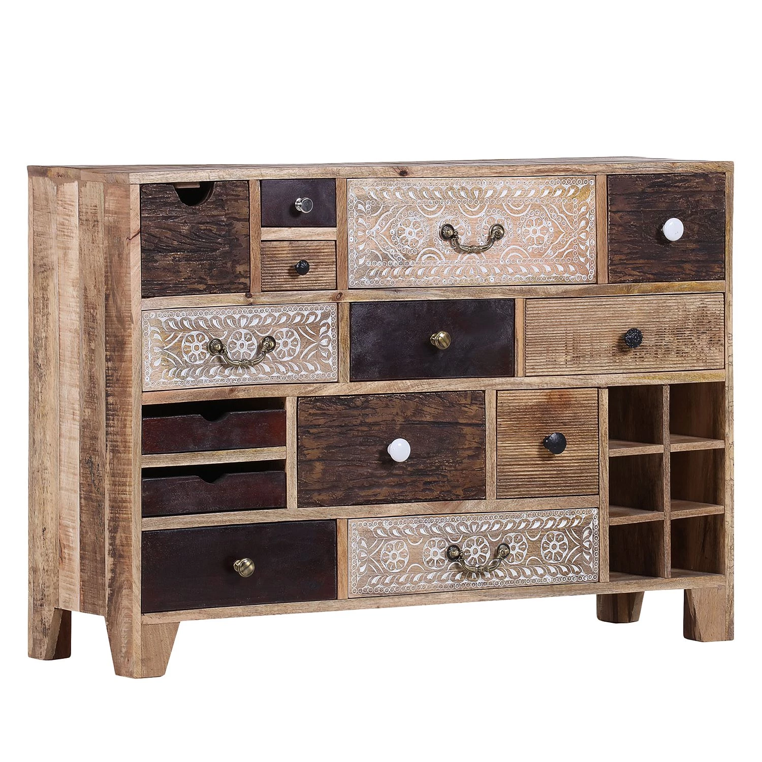 Ars manufacti Commode Curenna I - Manguier partiellement massif - Manguier / Marron 3 Ars manufacti Commode Curenna I - Manguier partiellement massif - Manguier / Marron