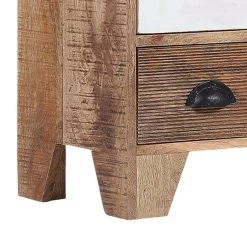 Ars manufacti Commode Curenna II - Partiellement en manguier massif - Manguier / Marron 11 Ars manufacti Commode Curenna II - Partiellement en manguier massif - Manguier / Marron -Meubles de salon Soldes kommode curenna ii mango teilmassiv 4419404