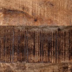 Ars manufacti Buffet Hunter I - Manguier massif / Métal - Manguier / Gris bleu -Meubles de salon Soldes kommode hunter i mango massiv metall mango blaugrau 4414460