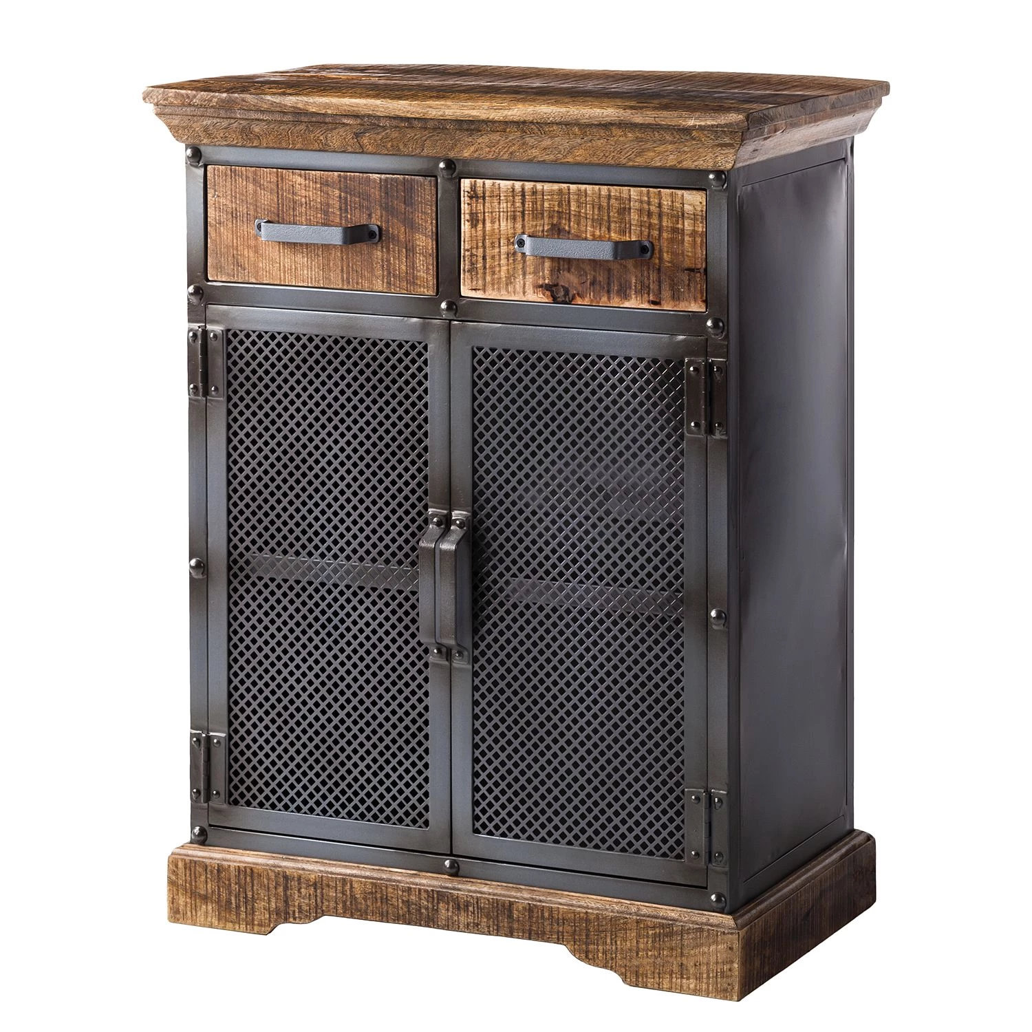 Ars manufacti Buffet Hunter II - Métal / Manguier massif- Manguier / Gris bleu 3 Ars manufacti Buffet Hunter II - Métal / Manguier massif- Manguier / Gris bleu