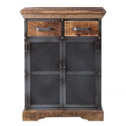 Ars manufacti Buffet Hunter II - Métal / Manguier massif- Manguier / Gris bleu 13 Ars manufacti Buffet Hunter II - Métal / Manguier massif- Manguier / Gris bleu -Meubles de salon Soldes kommode hunter ii metall mango massiv mango blaugrau 4845740