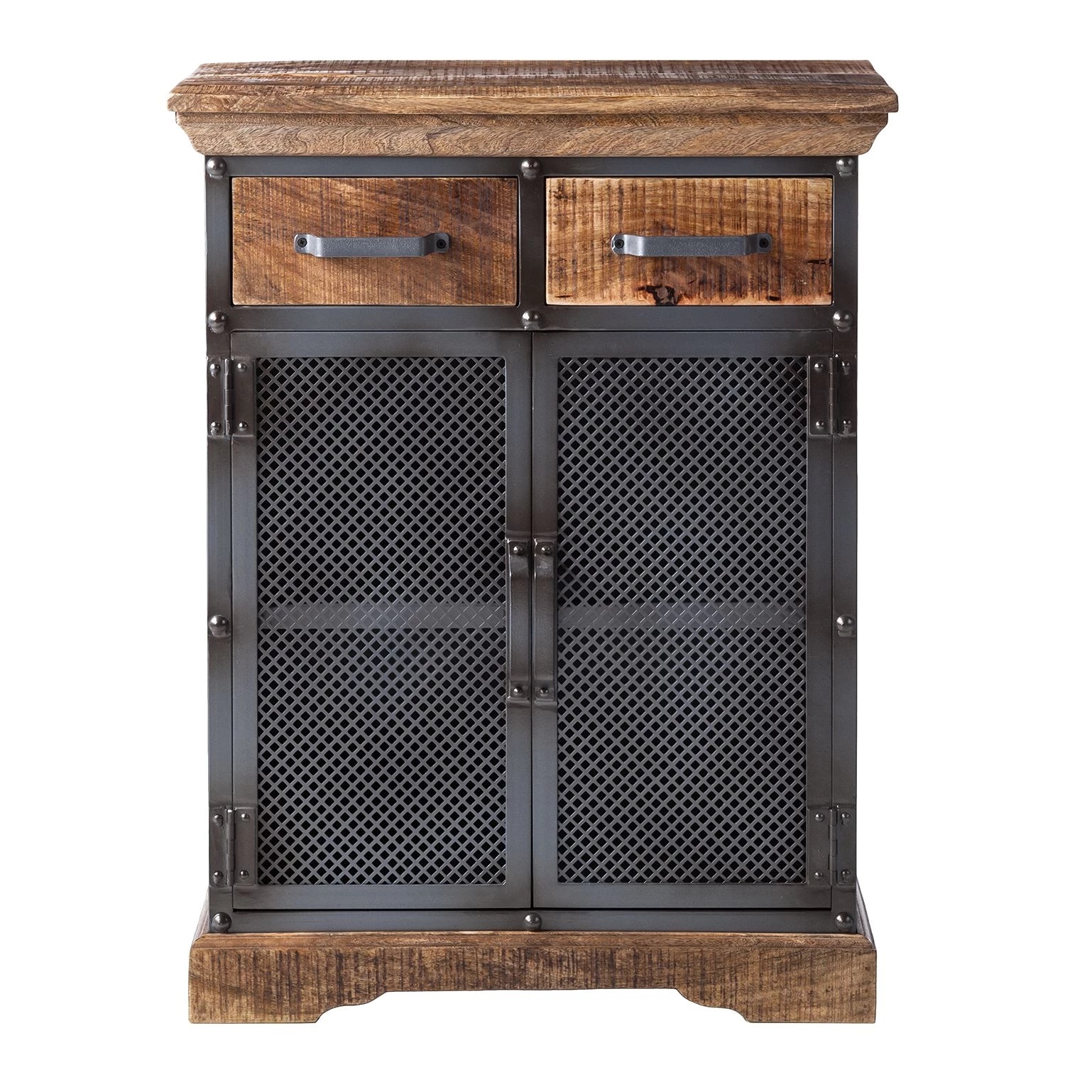 Ars manufacti Buffet Hunter II - Métal / Manguier massif- Manguier / Gris bleu 5 Ars manufacti Buffet Hunter II - Métal / Manguier massif- Manguier / Gris bleu – Image 3