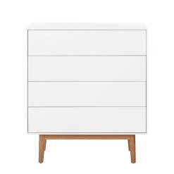 Mørteens Commode Lindholm I - Partiellement en chêne massif - Blanc 17 Mørteens Commode Lindholm I - Partiellement en chêne massif - Blanc -Meubles de salon Soldes kommode lindholm weiss matt eiche massiv 358693