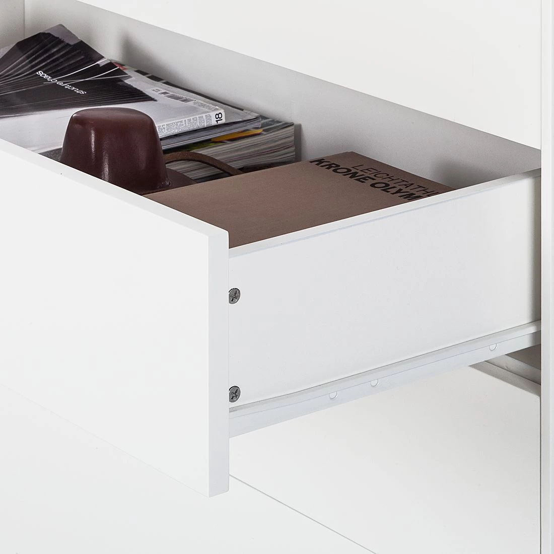 Mørteens Commode Lindholm I - Partiellement en chêne massif - Blanc 12 Mørteens Commode Lindholm I - Partiellement en chêne massif - Blanc – Image 10