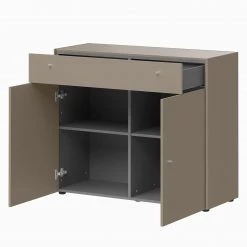 Germania Commode Monteo II - Gris minéral -Meubles de salon Soldes kommode monteo i steingrau 4943792