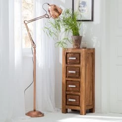 Ars Natura Commode Ohio I - Sheesham massif ciré -Meubles de salon Soldes kommode ohio i seesham massiv gewachst 3458293