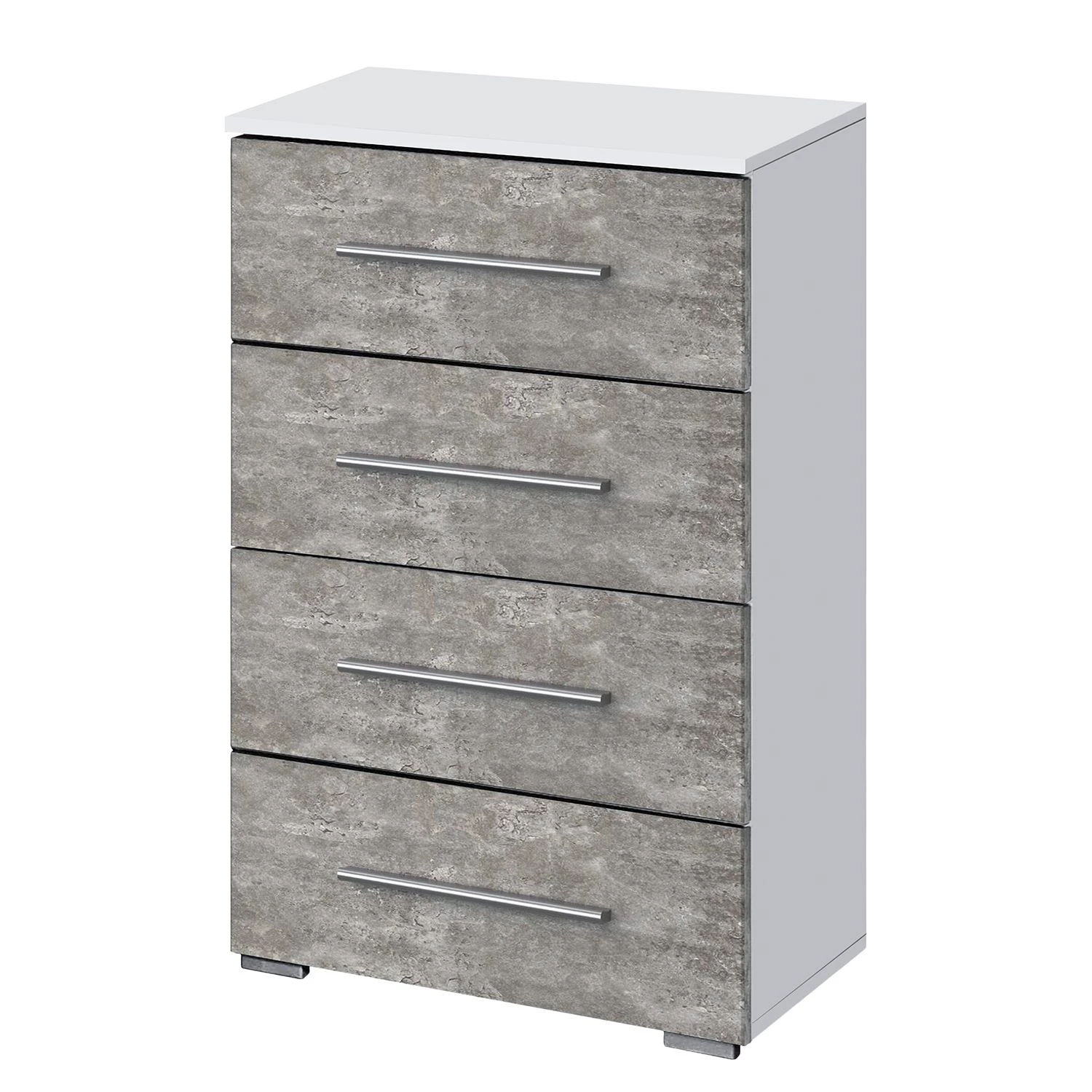 Rauch Blue Commode Siegen I- Gris minéral / Blanc a 3 Rauch Blue Commode Siegen I- Gris minéral / Blanc a